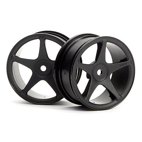 HPI Super Star Wheels 26mm Black (1mm Offset) [3696]