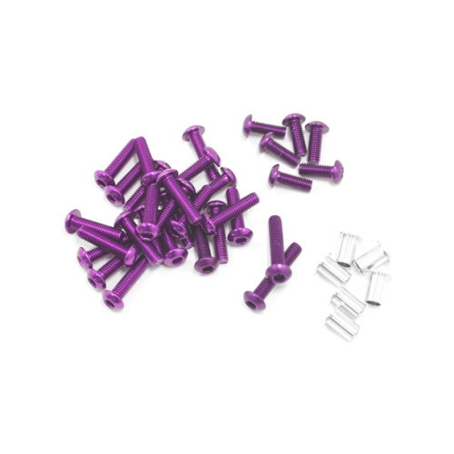 HPI 38066 E10 ALUMINIUM SCREW SET PURPLE