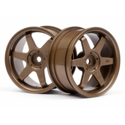 HPI TE37 Wheel 26mm Bronze (3mm Offset) [3843]