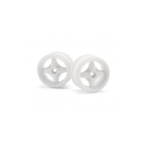 HPI 3900 MX60 4 SPOKE WHEEL WHITE (0MM OFFSET/2PC)