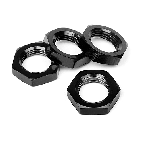 HPI 17mm Wheel Nut (Black/4pcs) [67492]