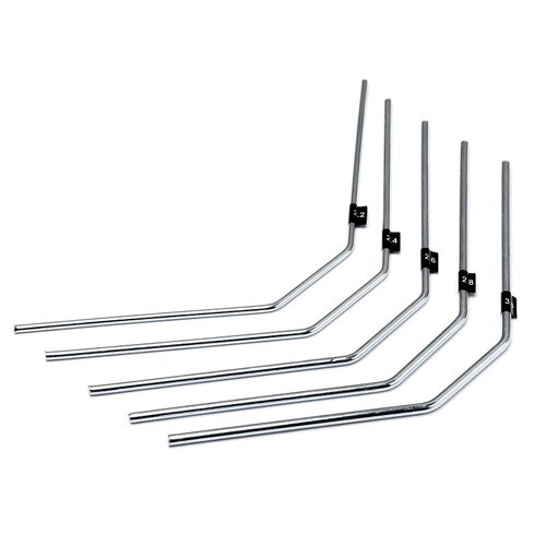 HPI Sway Bar Set (2.2,2.4,2.6,2.8,3.0mm/ Long) [68191]