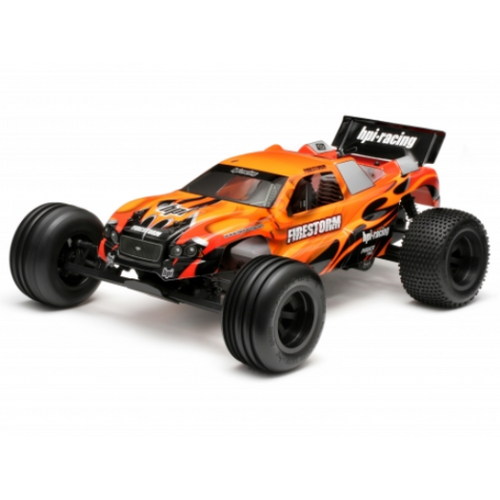 HPI 7775 DSX PAINTED BODY (BLACK/ ORANGE)