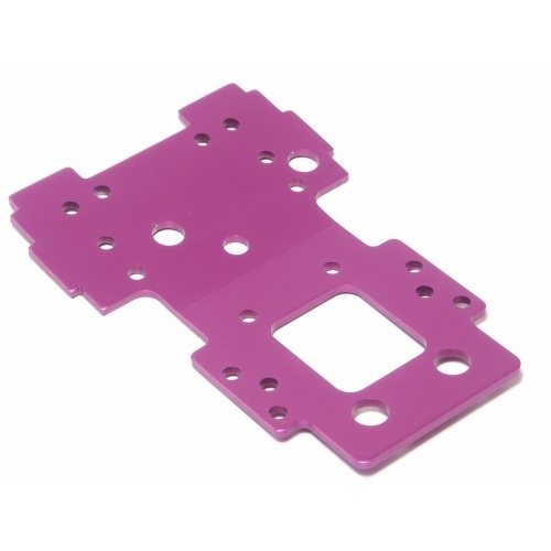 HPI Bulkhead Lower Plate 2.5mm (Purple) [86067]