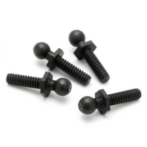 HPI Ball 4.3X20mm (4-40/Black/4Pcs) [86191]