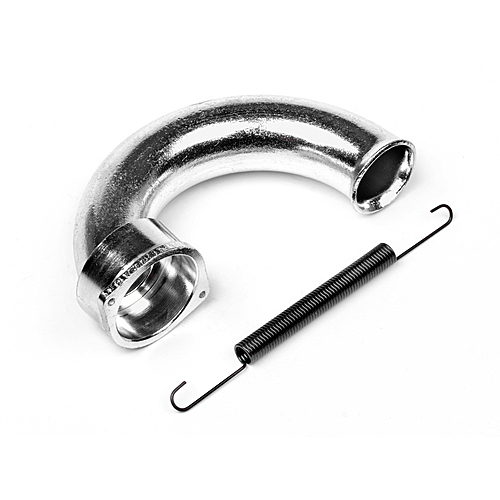 HPI Exhaust Header (Silver) [86247]