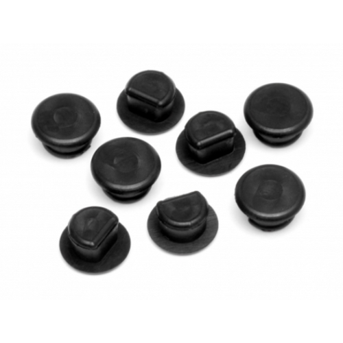 HPI Rubber Cap 6X5mm (8Pcs) [86664]