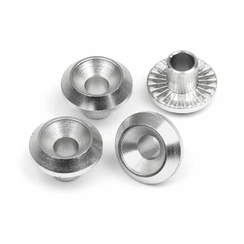 HPI Wheel Washer (Silver/4Pcs) [86985]