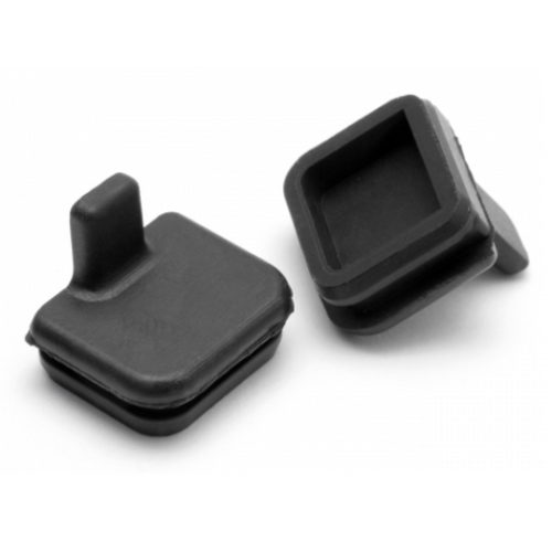 HPI Rubber Cap 10x11mm (Black) [87027]