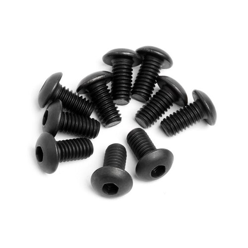 HPI Button Head Screw M4X8mm (10Pcs) [94553]