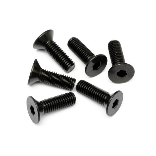 HPI Flat Head Screw M5X16mm (Hex Socket/6Pcs) [94730]