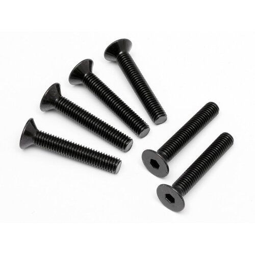 HPI Flat Head Screw M5X30mm (Hex Socket/6Pcs) [94735]