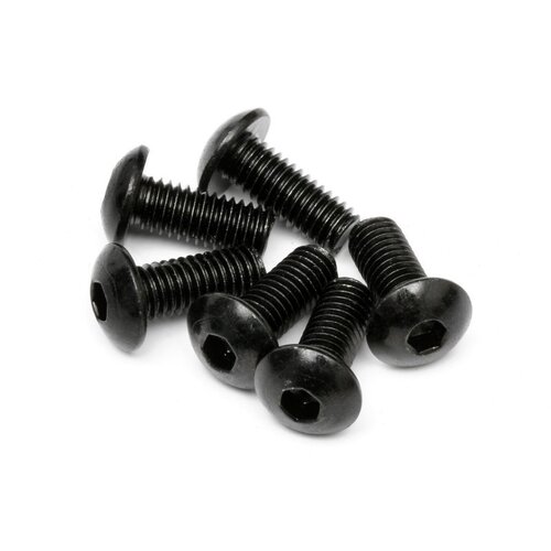 HPI Button Head Screw M5X12mm (Hex Socket/6Pcs) [94754]