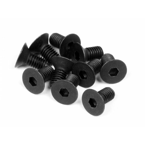 HPI Flat Head Screw M3x6mm (Hex Socket/10pcs) [Z081]