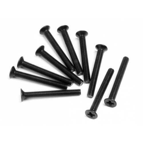 HPI Flat Head Screw M3X26mm (10Pcs) [Z349]