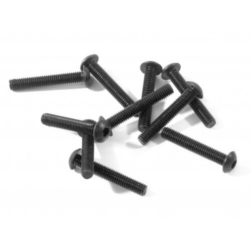 HPI Button Head Screw M3x18mm (Hex Socket/10pcs) [Z356]