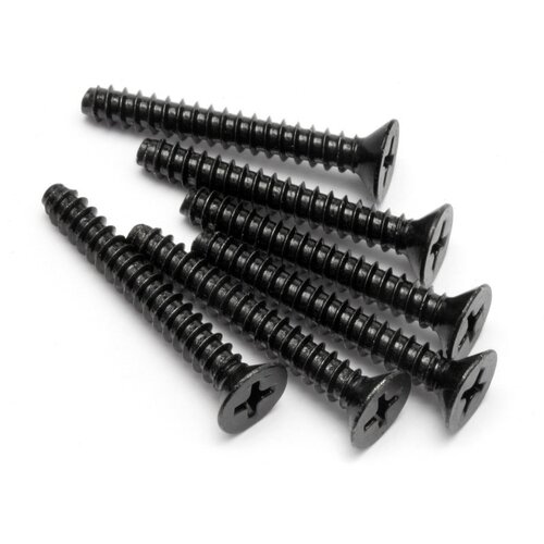 HPI TP. Flat Head Screw M4X30mm (6Pcs) [Z649]