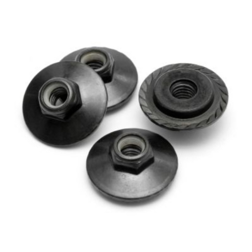 HPI Flanged Lock Nut M5X8mm (Black/4Pcs) [Z680]