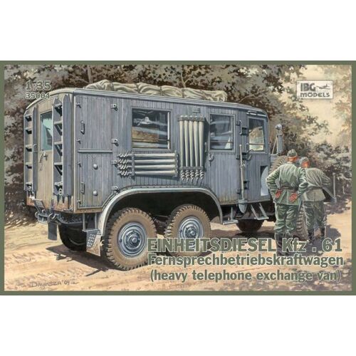 IBG 1/35 EINHEITS DIESEL Kfz.61 Fernsprechbetriebskraftwagen (heavy telephone exchange van) [35004]