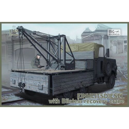 IBG 1/35 EINHEITSDIESEL with Bilstein recovery crane Plastic Model Kit [35006]