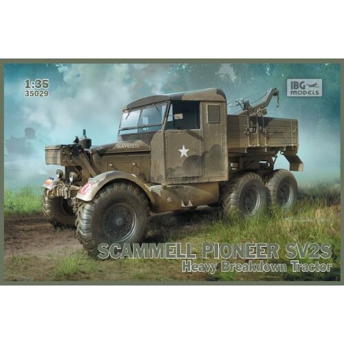 IBG 1/35 Scammell Pioneer SV2S Heavy Breakdown Tractor Plastic Model Kit [35029]