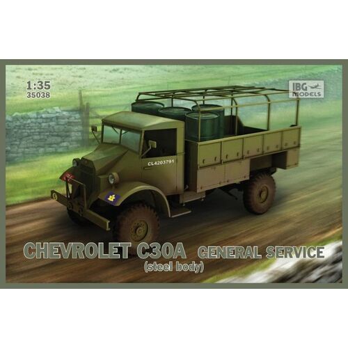 IBG 1/35 Chevrolet C30A General service (steel body) Plastic Model Kit [35038]