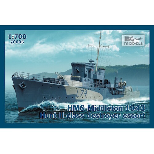 IBG 1/700 HMS Middleton 1943 Hunt II class destroyer escort Plastic Model Kit [700-05]