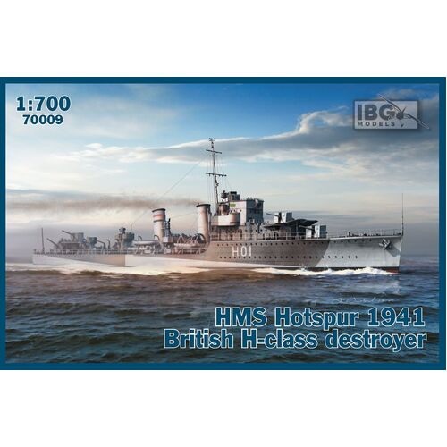 IBG 1/700 HMS Hotspur 1941 British H-class destroyer Plastic Model Kit [700-09]