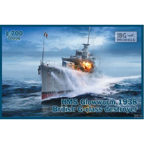 IBG 1/700 HMS Glowworm 1938 G-class destroyer Plastic Model Kit [70008]