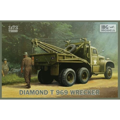 IBG 1/72 DIAMOND T 969 Wrecker Plastic Model Kit [72020]