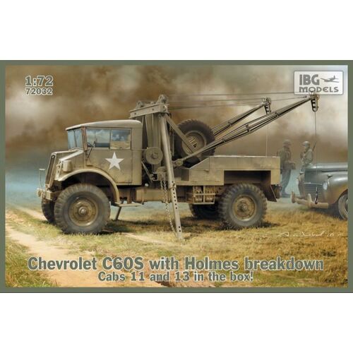 IBG 1/72 Chevrolet C60S with Holmes breakdown Plastic Model Kit [72032]