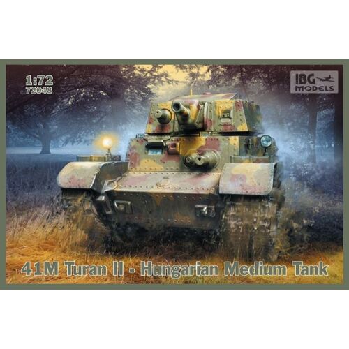 IBG 1/72 41M Turan II - Hugarian Medium Tank Plastic Model Kit [72048]