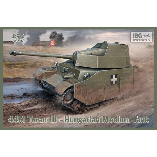 IBG 1/72 44M Turan III - Hungarian Medium Tank   Plastic Model Kit [72049]