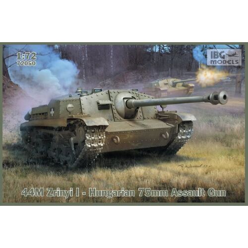 IBG 1/72 44M Zrinyi I - Hungarian 75mm Assault Gun Plastic Model Kit [72050]