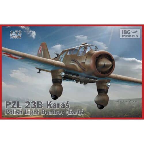 IBG 1/72 PZL.23B Karas - Polish Light Bomber (Early production) Plastic Model Kit [72506]