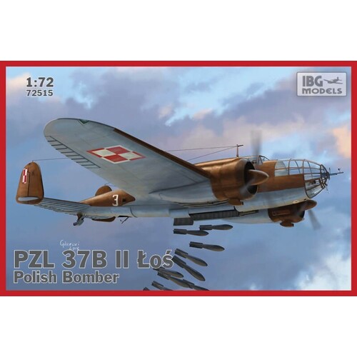 IBG 1/72 PZL.37 B II Los - Polish Medium Bomber Plastic Model Kit [72515]