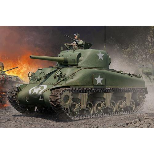 I Love Kit 1/16 M4A1Medium Tank - Late Plastic Model Kit