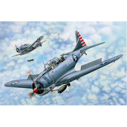 I Love Kit 1/18 SBD-3/4 Dauntless Plastic Model Kit [61801]