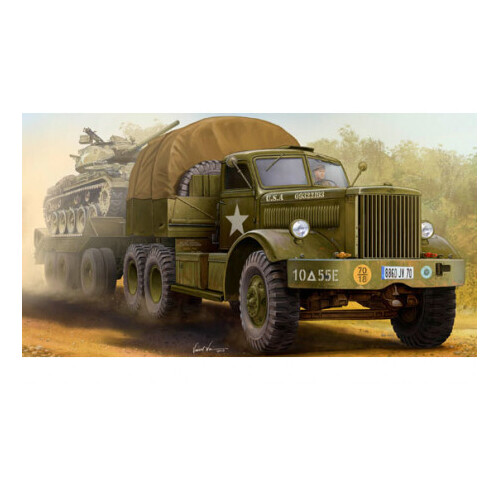 I Love Kit 1/35 M19 Tank Transporter with Hard Top Cab Plastic Model Kit [63501]