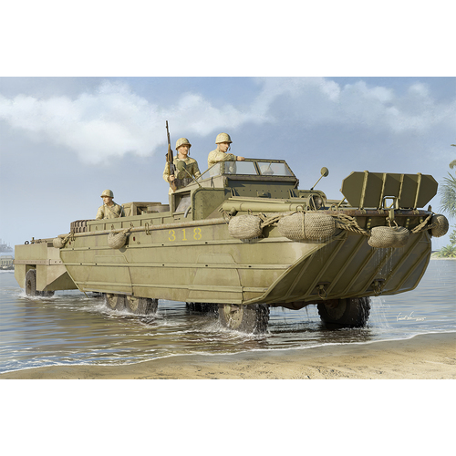 I Love Kit 1/35 GMC DUKW-353 with WTCT-6 Trailer Plastic Model Kit