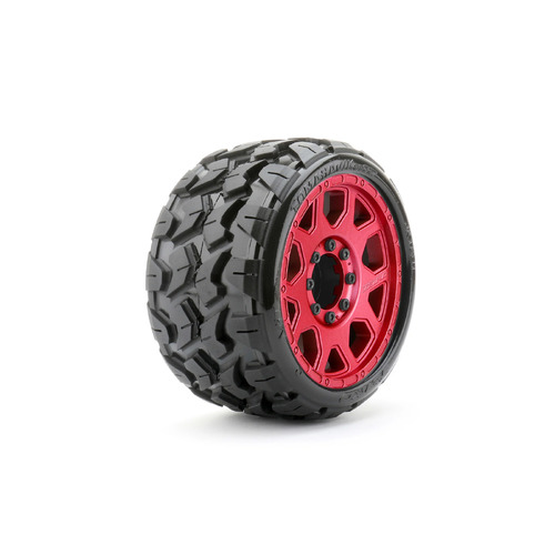 Jetko 1/8 SGT 3.8 EX-TOMAHAWK/Claw Rim/Metal Red/Medium Soft/Glued/Blted