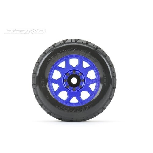 Jetko 1/8 MT 3.8 EX-TOMAHAWK/Claw Rim/Metal Blue/Medium Soft/Glued/Blted