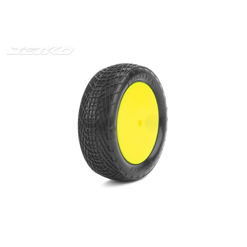 Jetko 1/10 Buggy 2WD Front-POSITIVE/Dish/Yellow Rim/Super Soft [2005DYSSG]