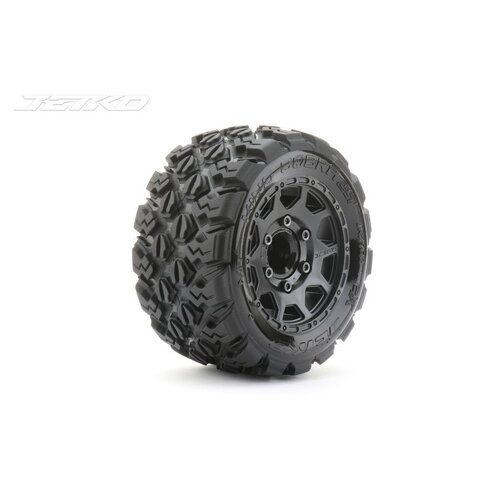 Jetko 1/10 ST 2.8 EX-KING COBRA/Claw Rim/Black/Medium Soft/Glued (All Offsets )