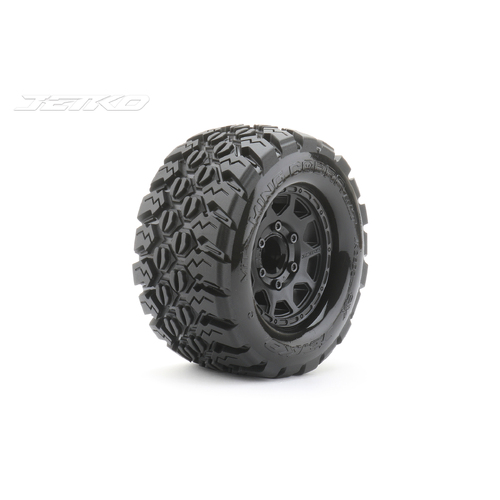 Jetko 1/10 MT 2.8 EX-KING COBRA Tyres (Claw Rim/Black/Medium Soft/14mm) [2802CBMSGNB3]