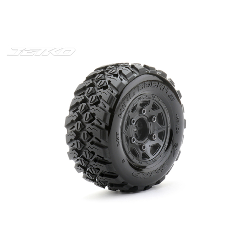 Jetko 1/10 SC EX-KING COBRA Tyres (Claw Rim/Black/Medium Soft/12mm 0 o/s) [3102CBMSGNB1]