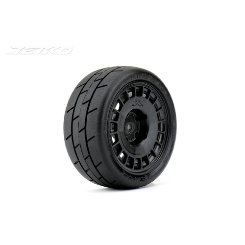 Jetko 1/10 GT FORMULA Tyres (Claw Rim/Black/Super Soft) (4pcs) [3204CBSSG]