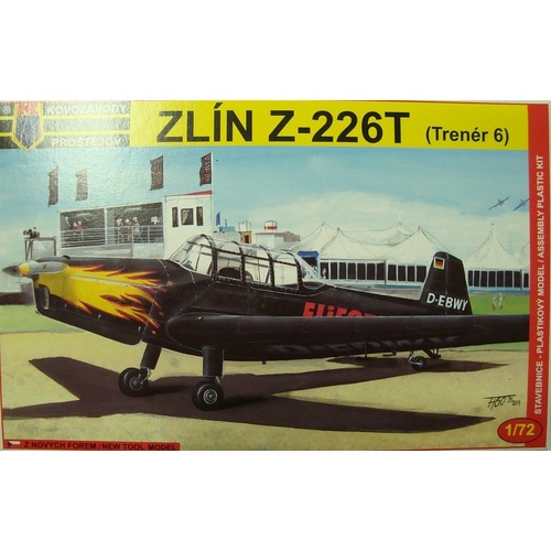 Kovozavody 1/72 Zlin Z-226T Trener 6 Plastic Model Kit