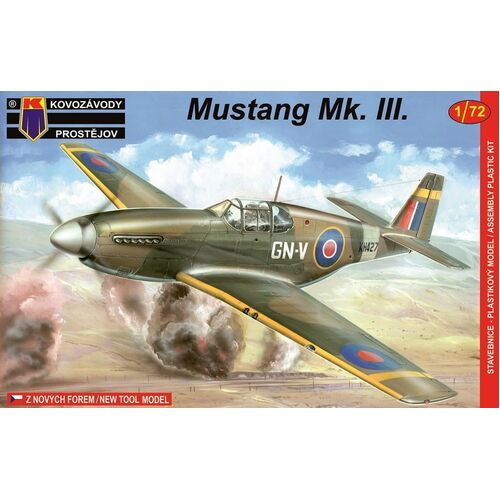 Kovozavody 1/72  N.A. Mustang Mk.III Plastic Model Kit