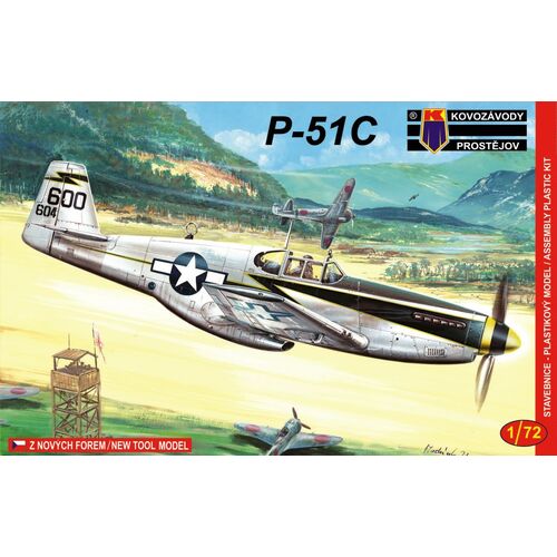 Kovozavody 1/72 P-51C Mustang Plastic Model Kit